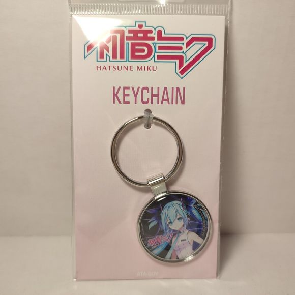Hatsune Miku by Kirabagani Enamel Keychain Official Anime Collectible Keyring - Picture 1 of 1